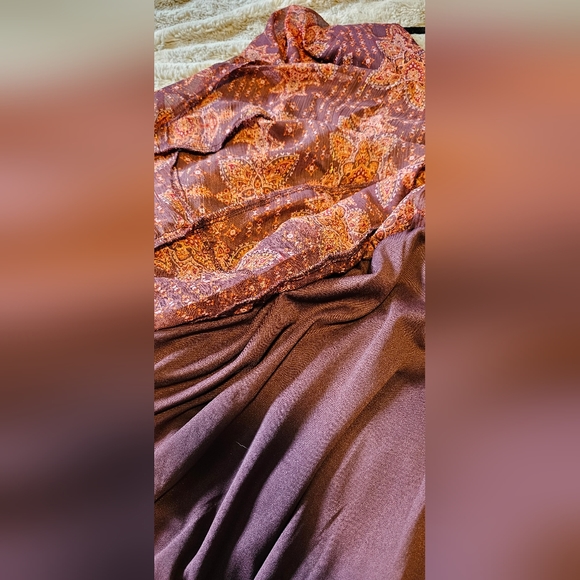 Torrid Size 2 Mini Lurex Chiffon Tiered Dress - Picture 3 of 17